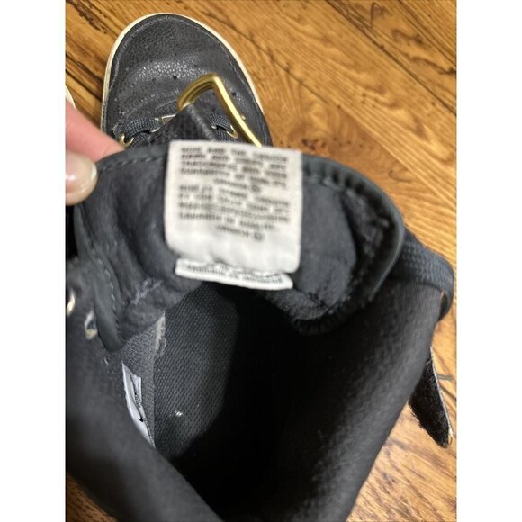 𝅺nike Air Force 1 High '07 Black (Gold Writing) Men's shoes 6.5 - Picture 6 of 7